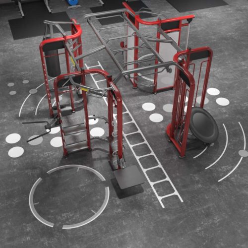 Synrgy XL A Fitness Flooring Rubber Floor Graphics Kit